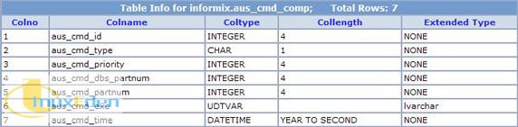  Column Info ѡ