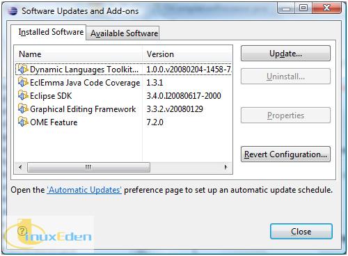 Software Updates and Add-ons Ի