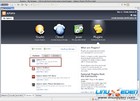 Ϊ Aptana Studio װ PHP 