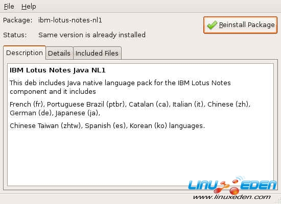 ͼ 4. Lotus Notes Notes NL1 װɹ