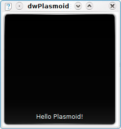 ͼɾ Plasmoid Ļͼ