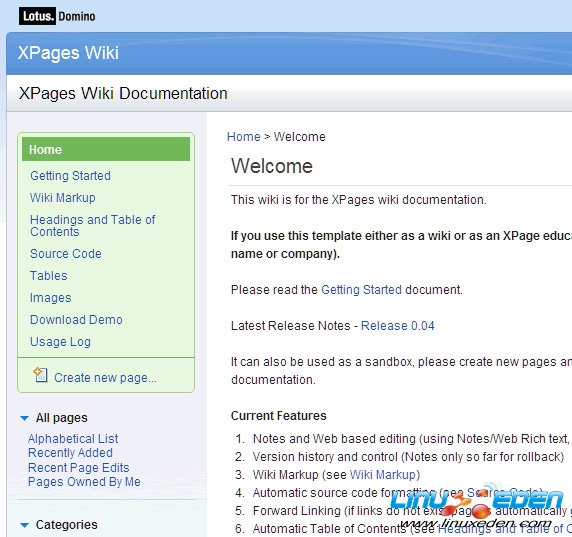 XPages wiki ĵ