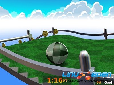 neverball-top-addictive-Linux-games