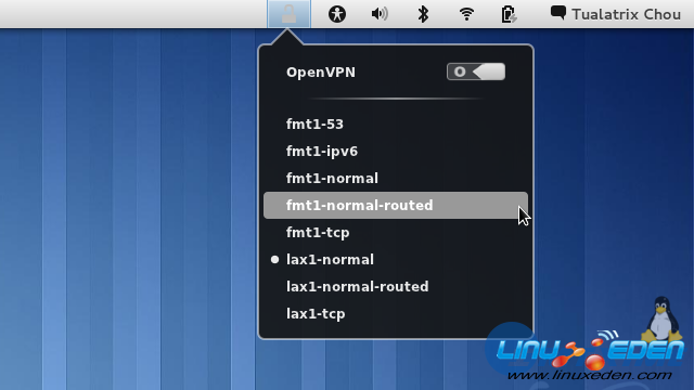 VPN Indicator for GNOME 3