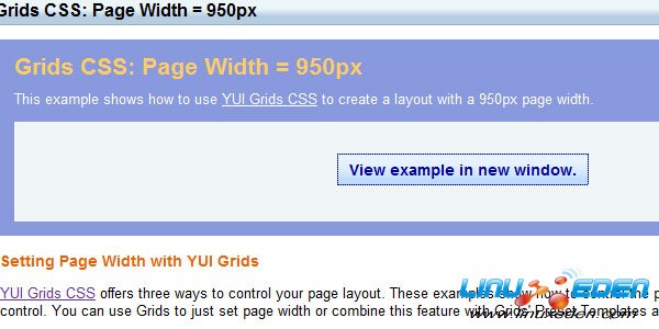 YUI 2: Grids CSS