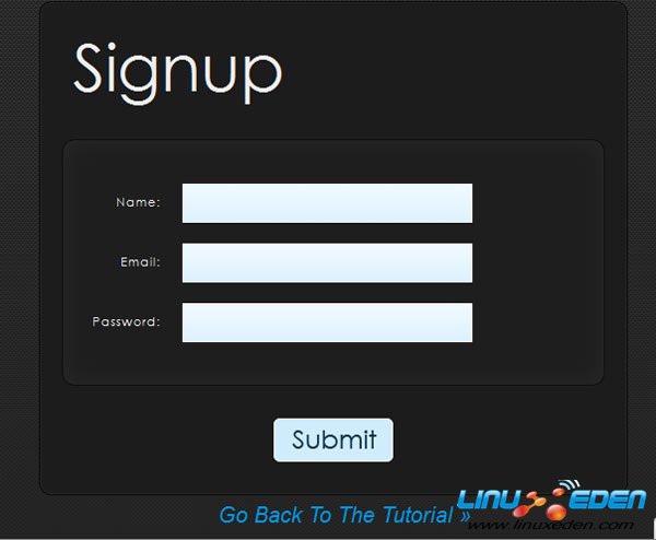 Carbon Fiber Signup Form With PHP, jQuery and CSS3