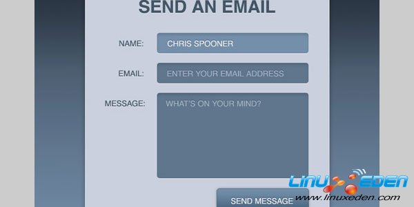 Create a Stylish Contact Form with HTML5 & CSS3