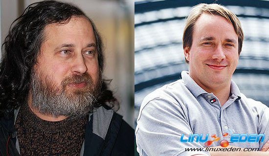 Richard Stallman󣩡Linus Torvalds