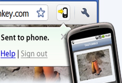Google Chrome to Phone Extension