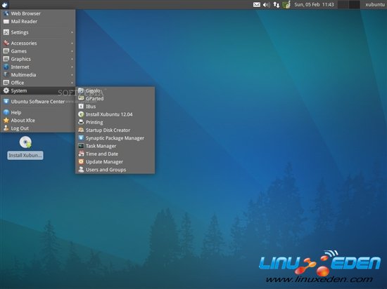 Xubuntu 12.04 Alpha 2ͼ