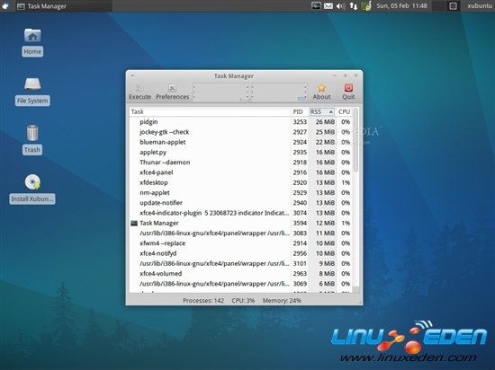 Xubuntu 12.04 Alpha 2ͼ