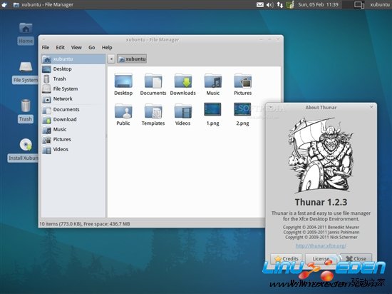 Xubuntu 12.04 Alpha 2ͼ