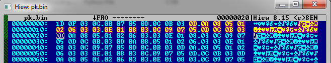 Pk.bin.hexmode