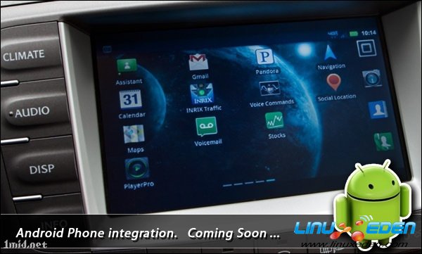 Android Toyota Lexus ƽԺͳϵͳں ׿˹Androidƽ