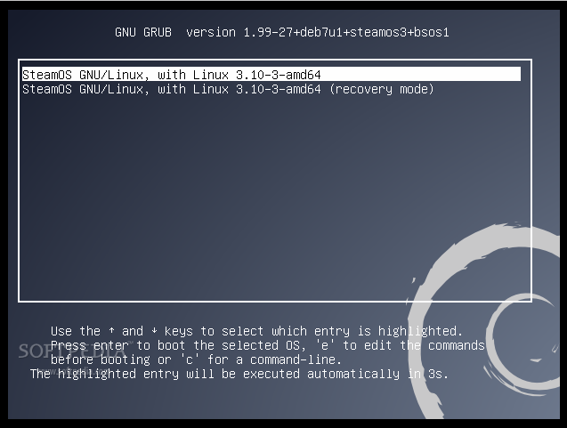 SteamOS boot loader