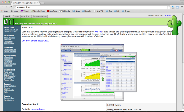 best free networking tools for system administrator in 2015  - cacti