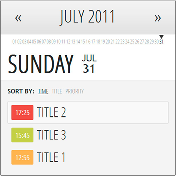 Simple Events Calendar JS