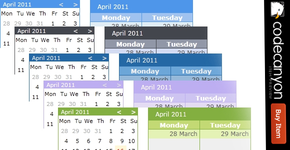 O Calendar - jQuery Event Calendar