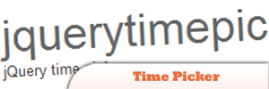 Time Picker jQuery Plugin