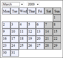 Calendar System