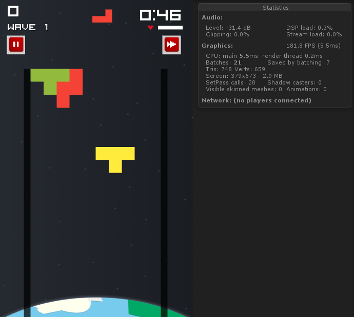 Locked blocks uses 1 draw call as well