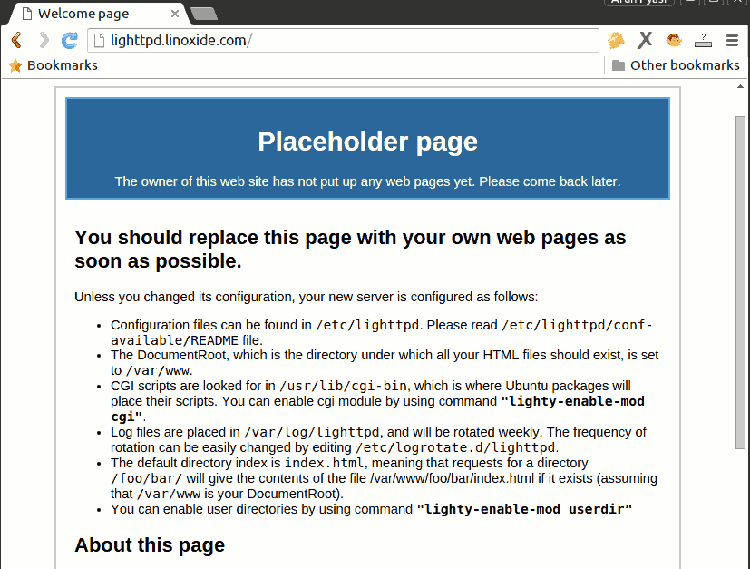  Linux аװ Lighttpd Web  Linux аװ Lighttpd Web 