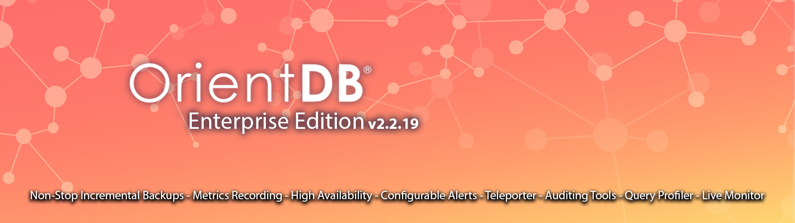 OrientDB 2.2.19 发布，可伸缩的文档数据库