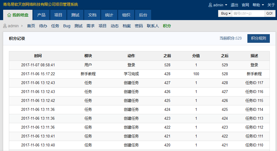 禅道 9.6 版本发布，新增 webhook、积分和多人任务