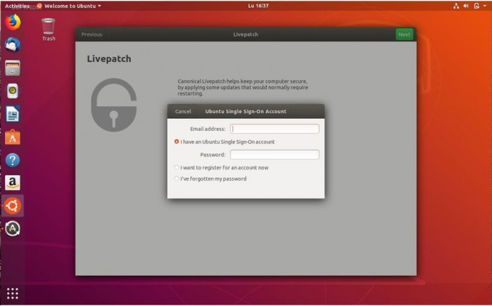 Ubuntu 18.04 LTS 新增欢迎界面，方便上手新系统