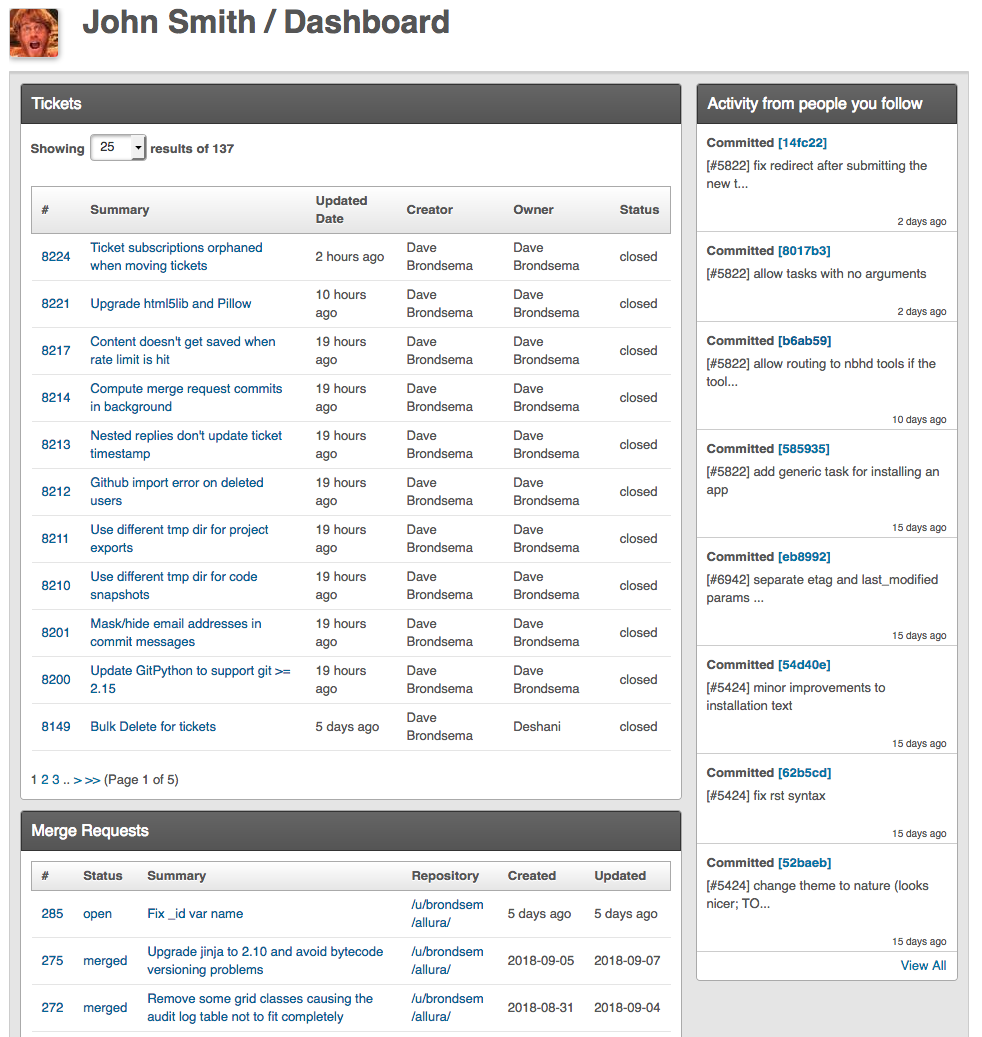 Apache Allura 1.9.0 发布，基于 Web 的软件开发协作平台