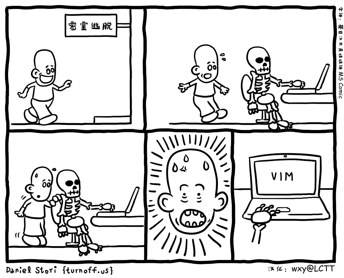 极客漫画：密室逃脱