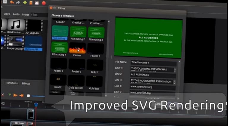OpenShot 2.4.4 发布，更好的 SVG 渲染和预览性能-Linuxeden开源社区