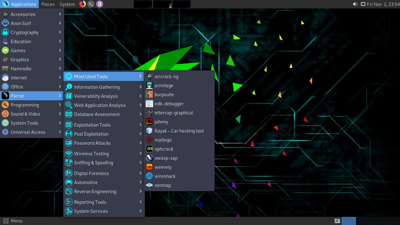 Parrot 4.7 发布，基于 Debian 的 Linux 发行版