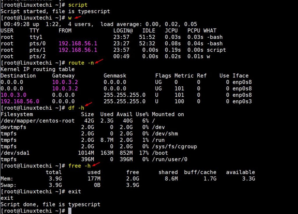 在 Linux 上记录和重放终端会话活动