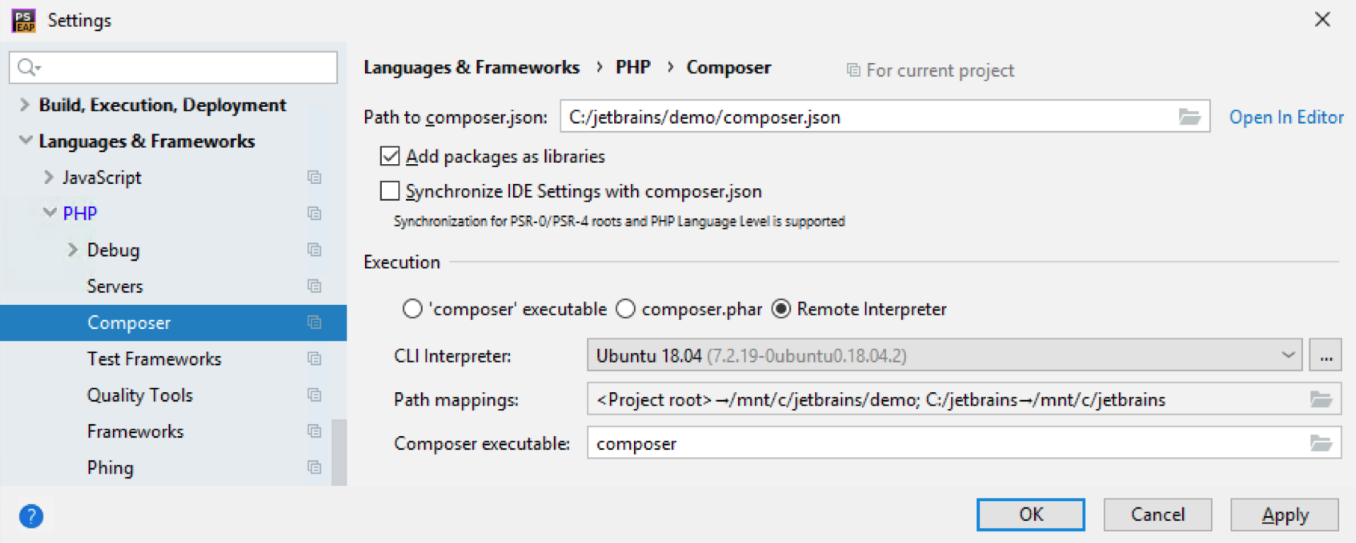 PhpStorm 2019.3 EAP #7 发布，开始支持 WSL