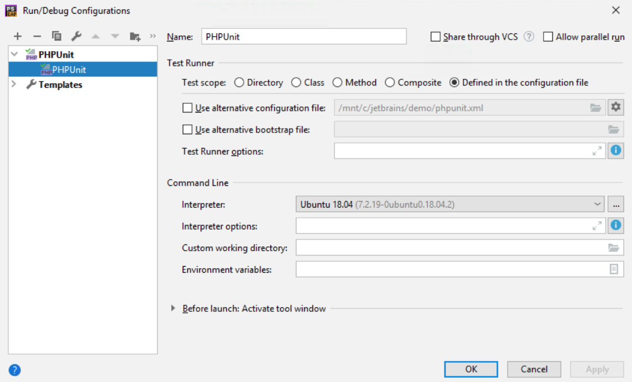 PhpStorm 2019.3 EAP #7 发布，开始支持 WSL