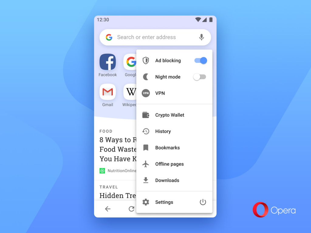 Opera 54 for Android 发布：新主题和支持比特币