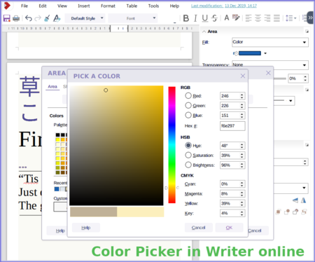 LibreOffice 6.4.0 发布，开源办公套件