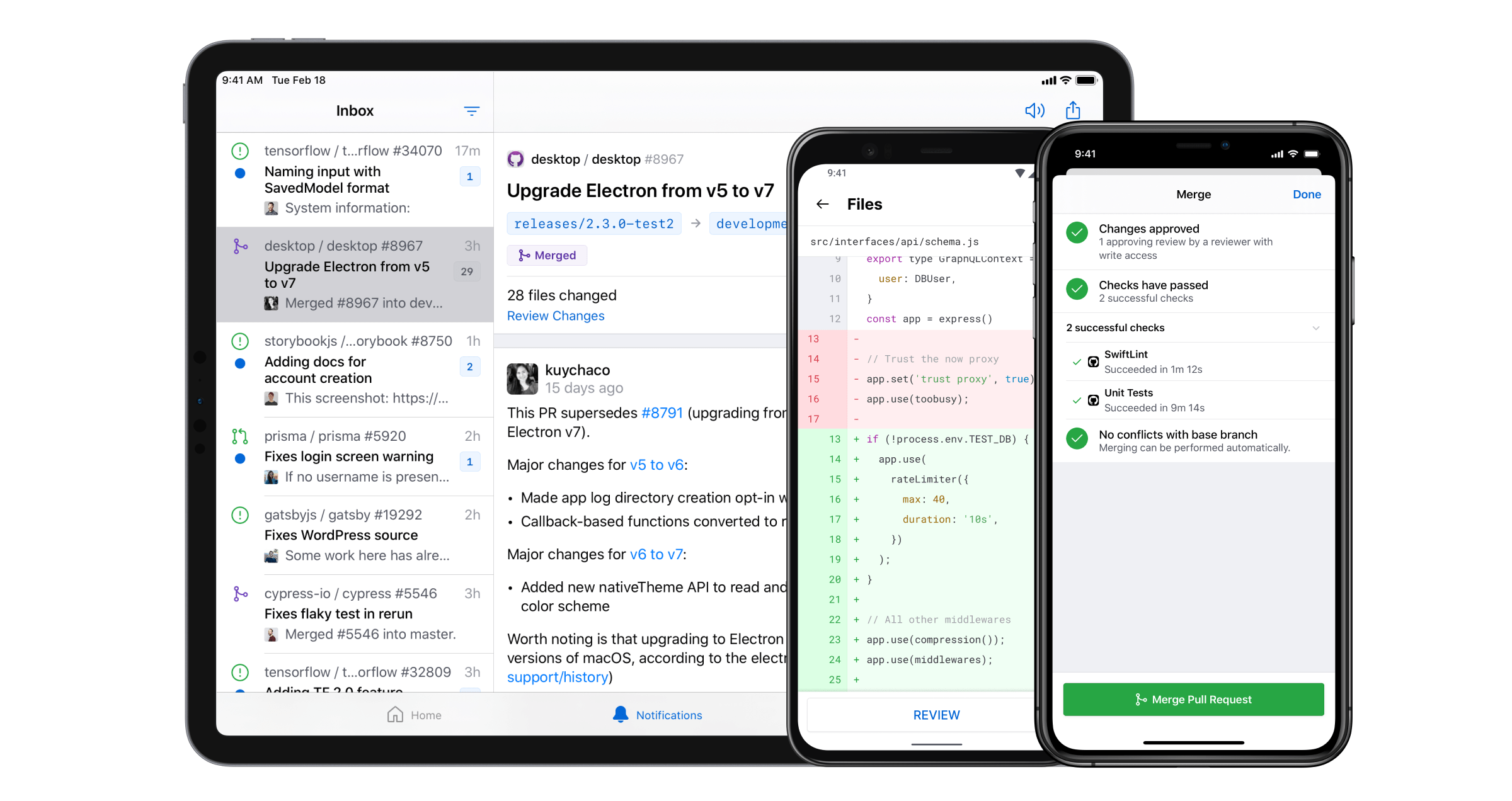 GitHub iOS 和 Android 客户端正式发布