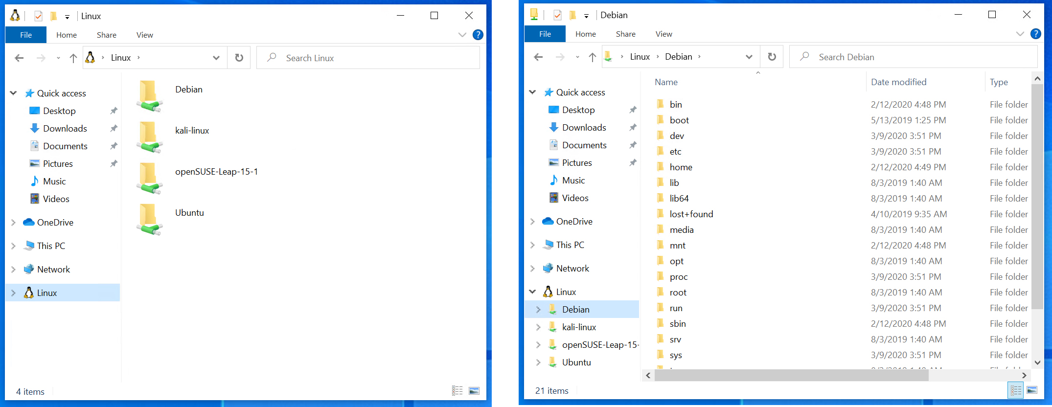 WSL 与文件资源管理器集成，在 Windows 中这样体验 Linux 更简单