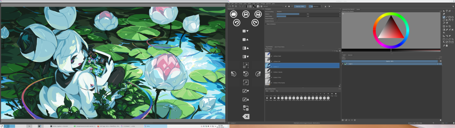 Krita 4.3.0 发布，开源数字绘画软件