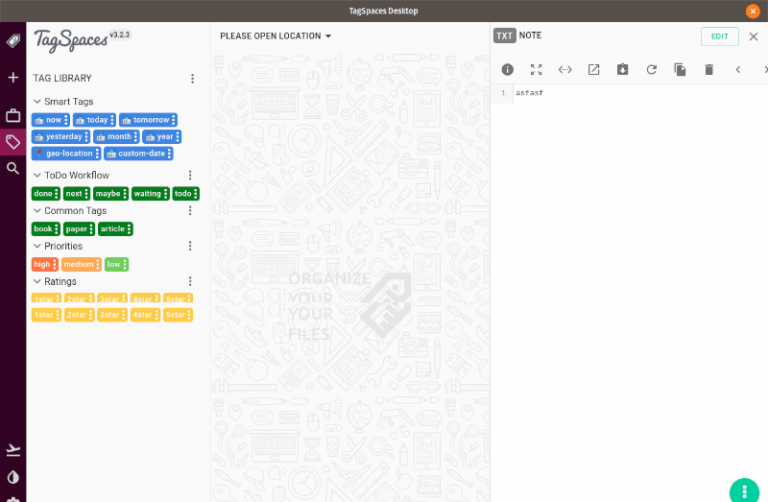 tagspaces and dropbox