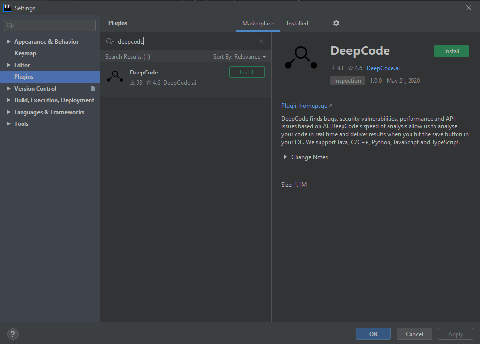 DeepCode 发布 JetBrains IDE 插件，查找代码中的 bug