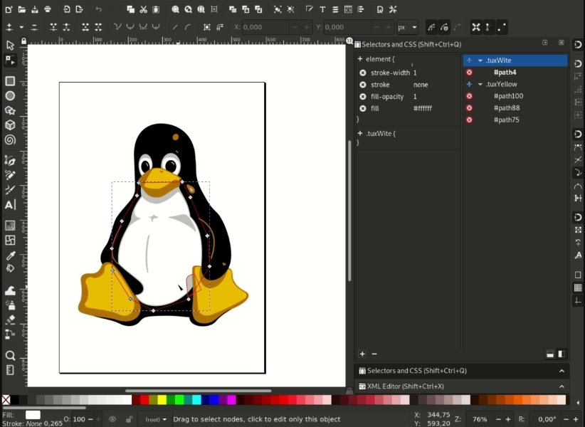 Inkscape 1.0.1 发布，超强的跨平台矢量图形编辑软件