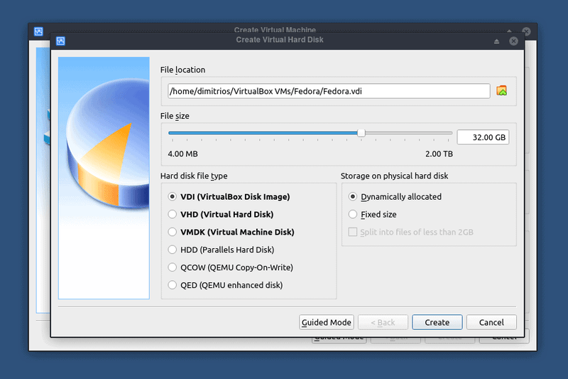 如何在 VirtualBox 中安装 Fedora