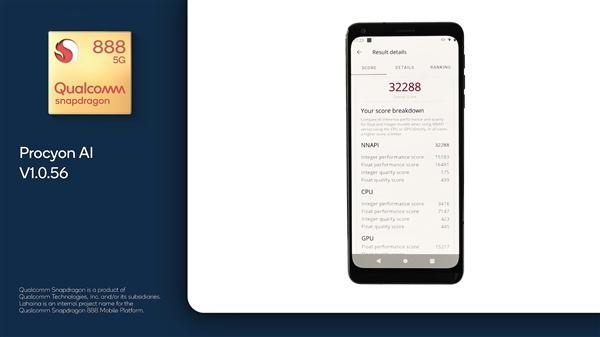 骁龙888跑分全球首发！GPU暴涨超过40％