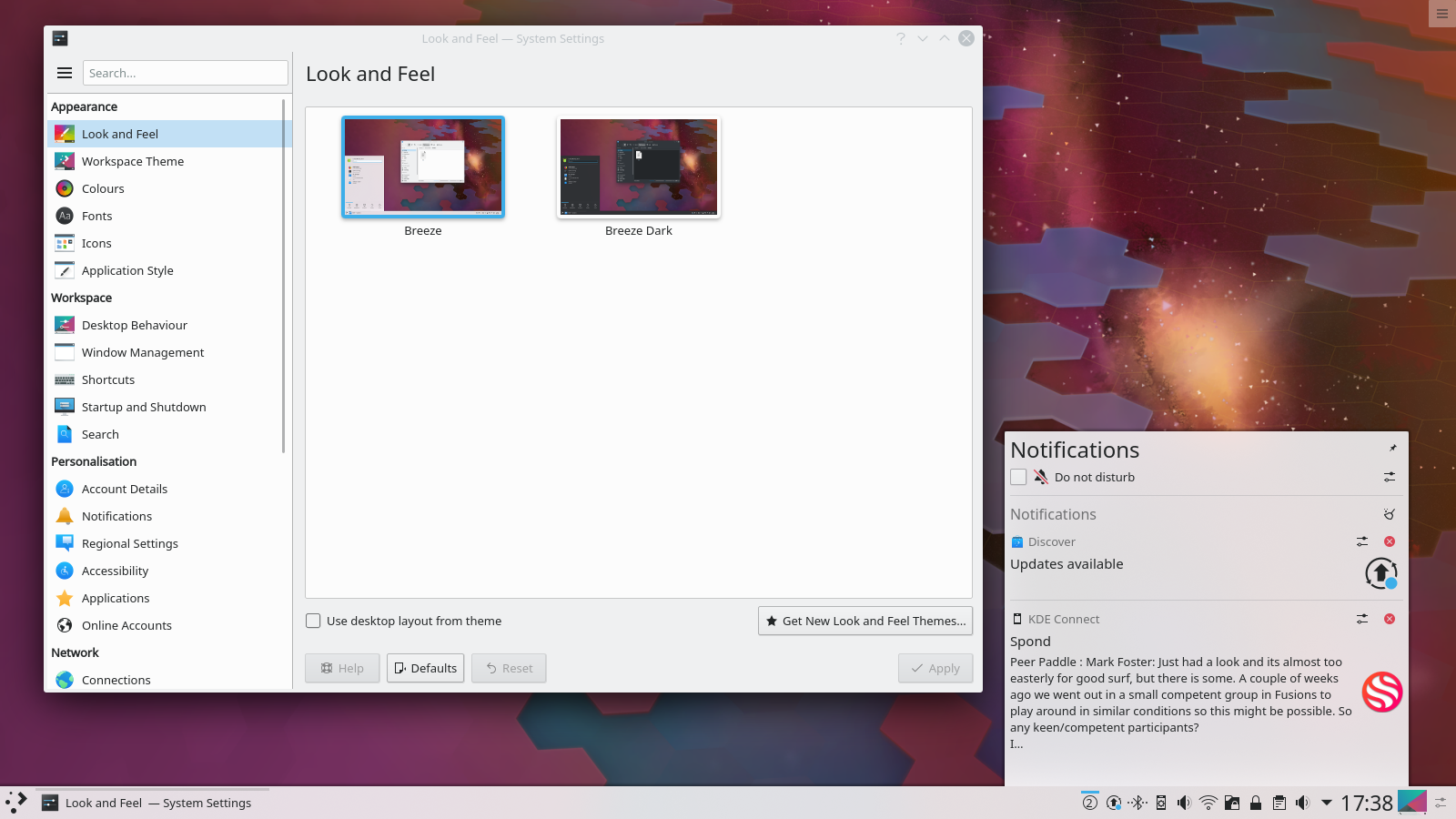 KDE Plasma 5.16 Beta 桌面环境发布，通知系统引入勿扰模式