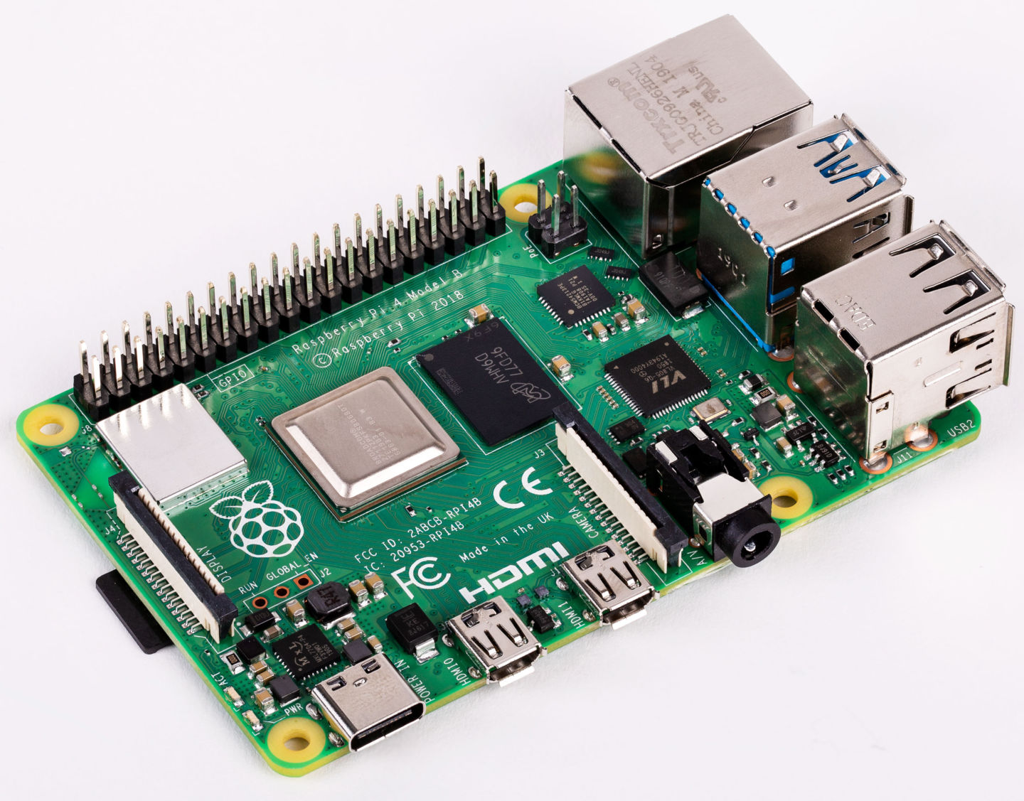 Raspberry Pi 4 发布：更快的 CPU、更大的内存