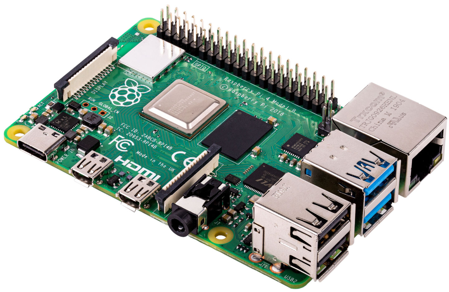 Raspberry Pi 4 发布：更快的 CPU、更大的内存