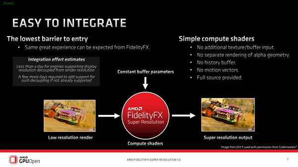 AMD FSR画质技术正式开源：NVIDIA/Intel都能用